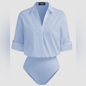 Cider Sky Blue Button Down Shirt